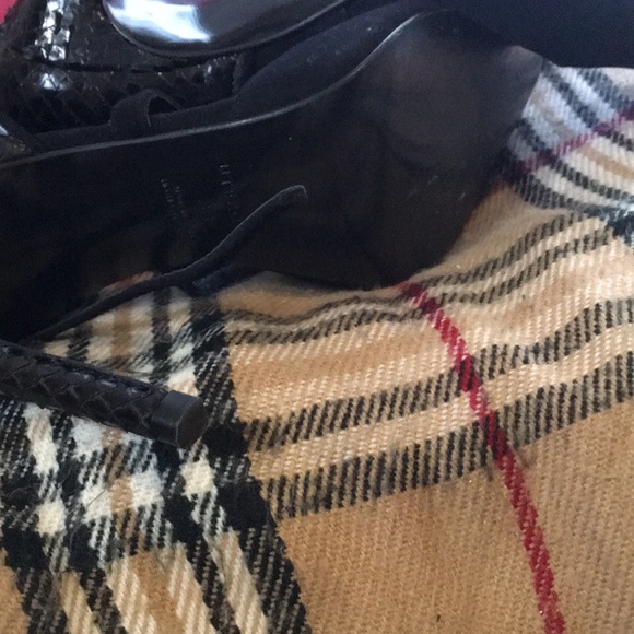 Snake 🐍 leather and suede leather shoes uterqe shoes 👠 - Picture 5 of 8